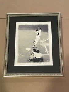 Griffey Jr G McGoughlin Absolutely Beautiful Original Art 12” X 13” Pro. Framed! - Picture 1 of 5