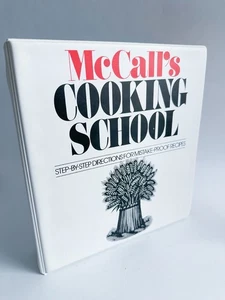 McCall's Cooking School Step by Step Cookbook 1986 1 Binder Recipes - Bild 1 von 6