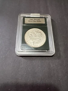 1883 Morgan Silver One Dollar Coin - Picture 1 of 2