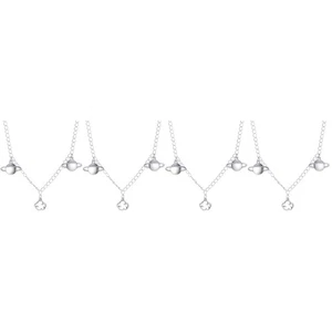 4pcs Necklace Dangler Fashion Neck Choker Clavicle Jewelry Alloy Neck Pendant - Picture 1 of 12