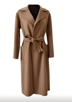 🌟 MAX MARA Wool Coat 🌟Cappotto Women camel classic Chic dressing gown XS_IT38 - Imagen 1 de 4