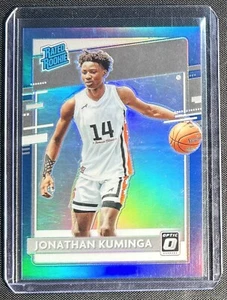 2021 Chronicles Draft Blue Prizm #205 Jonathan Kuminga Optic /99 RooKie RC - Picture 1 of 2