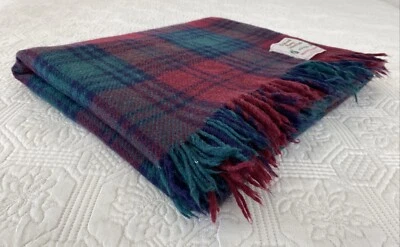 Manta de viaje de picnic Highland Home Industries lana a cuadros 150 cm x 125 cm Foto 1 de 4