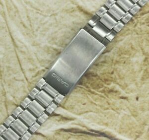 Original Vintage Bracelet Casio Stainless Steel for Watch 18 mm Length 149 mm
