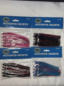 Offshore Angler 4,5" Octopus Röcke insgesamt 20 Farbvielfalt - Bild 1 von 10