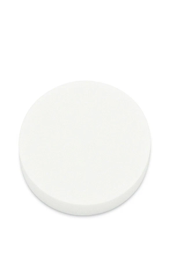 White Cosmetic Sponge Large Circular Foundation Sponge 3.5”