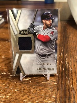 2020 Tier One Relics J.D. Martinez #T1RJDM 284/395 - Image 1 of 2