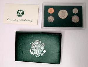 1996 Clad Proof Set U.S. Mint Confezione Originale Governo OGP COA - Foto 1 di 8