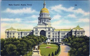 Postal del Capitolio del Estado de Austin Texas 75113 sin publicar - Imagen 1 de 2