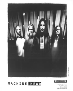 Heavy Metal Thrash Band MACHINE HEAD B&W 8x10 Publicity PHOTO - Picture 1 of 1