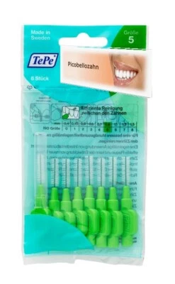 TePe Zwischenraumbürsten grün - 0,8mm - 8 Stück - Bild 1 von 4