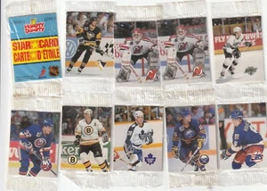 Mini tarjetas Humpty Dumpty NHL 1992 10 tarjetas envueltas en violonchelo - Imagen 1 de 2
