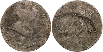1771 Machin's Mills Halfpenny TRIPLE STRUCK, ex Syd Martin, PCGS certified, RARE - Image 1 of 4