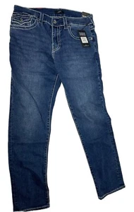 True Religion $ 199 Herren Rocco Flap Big T Relaxed Skinny Jeans 34 x 32 - 107338 - Bild 1 von 9
