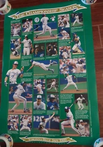 Póster de temporada 1989 del campeonato de los Azulejos de Toronto - Imagen 1 de 1