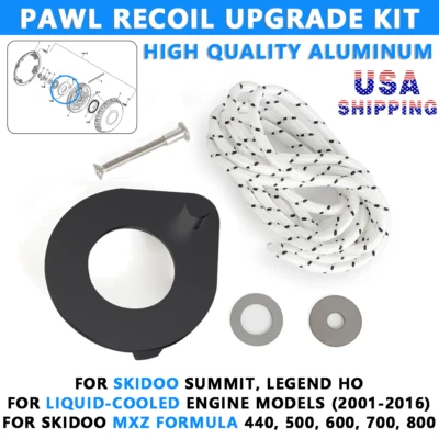 US For Skidoo Pawl Recoil Upgraded Kit Mxz Formula 440 500 600 700 Summit Black - Image 1 of 4