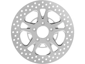 RevTech Motorcycle T-5 Rear Brake Rotor Stainless Steel Polished - 11.8 Inch - Picture 1 of 4
