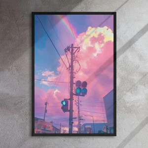 Aesthetic Wallpaper 24x36 Framed Canvas Print  - Picture 1 of 1