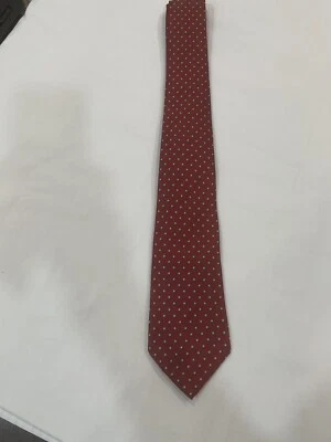 Classic Red And White Necktie Oakton LTD - Image 1 of 3