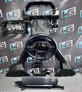 ⭐ OEM 21-24 FORD F150 SHELBY CARBONO DIP VOLANTE VELOCÍMETRO MOLDURA INTERIOR - Imagen 1 de 24