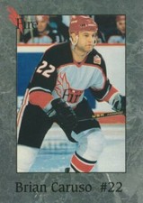1995-96 Fort Worth Fire Team Issue # BRIAN CARUSO