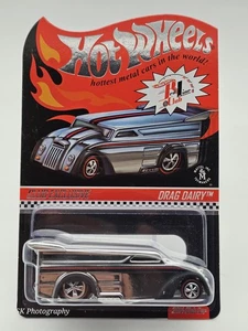 Hot Wheels RLC Redline Club Membership Chrome Drag Dairy - Picture 1 of 9