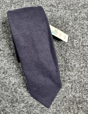 Corbata delgada Brooks Brothers azul 100 % algodón de diseñador para hombre nueva con etiquetas Foto 1 de 4