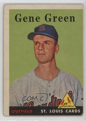 1958 Topps Gene Green #366 Rookie RC - Image 1 of 2