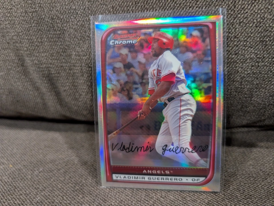 2008 BOWMAN ХРОМ ВЛАДИМИР ГЕРРЕРО СЕРЕБРО ПЕРЕЛИВАЮЩИЙСЯ АНГЕЛЫ РЕДКАЯ SP SHARP HOF - Изображение 1 из 1