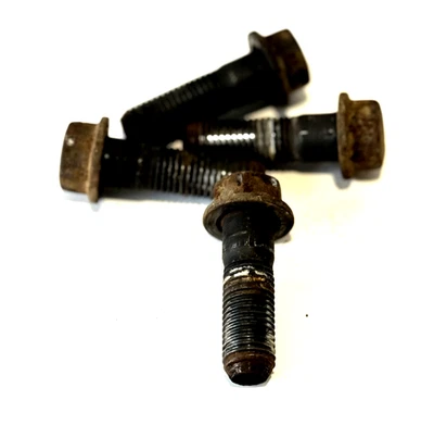 1980-1996 FORD F250 FRONT TTB DANA 50 AXLE CALIPER BRACKET MOUNTING BOLTS (4) OE - Image 1 of 4