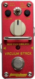Tomsline AR-AVS-3 Vacuum Valve Stack Simulator Guitar Effects Pedal, Red - Picture 1 of 10