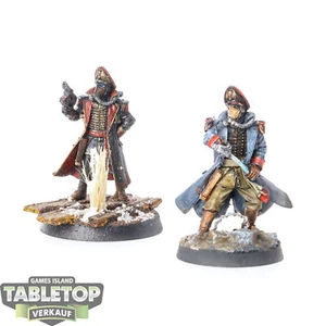 Astra Militarum - 2 Death Korps of Krieg Commissar - bemalt - Bild 1 von 1