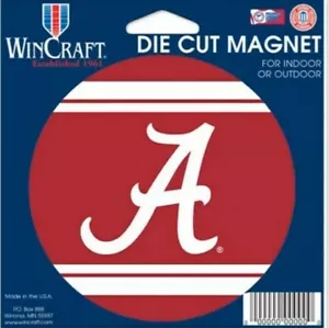 Alabama Crimson Tide WinCraft 4" Die-Cut Car Magnet - Picture 1 of 1
