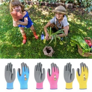 Sicherheit Kinder Arbeits handschuhe Garten handschuh  2 ~ 12 Jahre alt - Bild 1 von 10