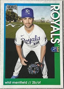 2022 Topps Archives Snapshots Whit Merrifield #34 -Free Shipping Always! - Picture 1 of 2