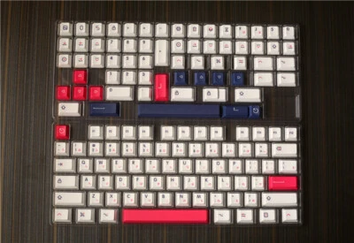 KON MOMO Theme 140 Keycaps PBT Dye-sub Cherry Height New for Cherry MX Keyboard  - Image 1 of 4