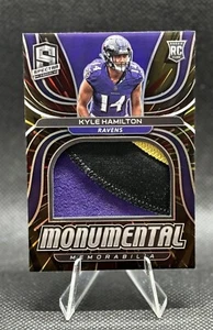 Kyle Hamilton 2022 Spectra - Monumental Memorabilia Hyper Prizm #MME-KHA /75 - Picture 1 of 2