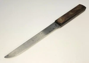 Vintage Küche Koch Entbeinungsmesser Kohlenstoffstahl 11"" Klinge mit Holzgriff - Bild 1 von 8