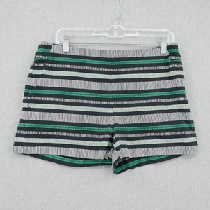 Banana Republic Shorts Womens Size 8 Colorful Striped Chino Casual Preppy - Picture 1 of 9