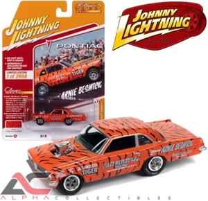 Johnny Lightning 1:64 JLSP355B 1963 PONTIAC TEMPEST ARNIE BESWICK TIGRE SIN DOMESTICACIÓN - Imagen 1 de 1