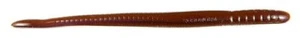Roboworm Fat Straight Tail Worm Bait (Oxblood Light/Red Flake, 6-Inch) - Picture 1 of 1