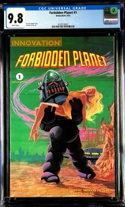 Forbidden Planet #1 (1992) CGC 9,8 NM/MT 9,8 BIANCO copertina adattamento pellicola classica - Foto 1 di 3