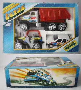 RARE VINTAGE 80'S GOZAN TEXAS TRUCK JEEP PEUGEOT CAR METAL DIE CAST SPAIN NEW ! - Picture 1 of 9