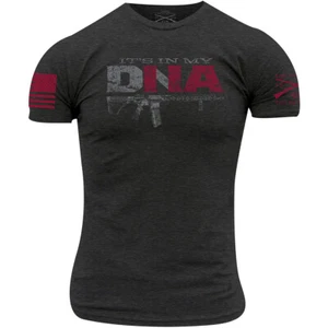 Grunt Style It's In My DNA T-Shirt - Charcoal - Picture 1 of 3