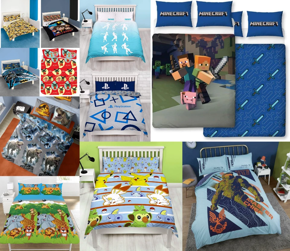 CAMA DOBLE Juego de funda nórdica ropa de cama para niños personaje Disney Marvel Hero Foto 1 de 1