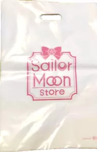 Borsa shopping Sailor Moon Store con logo M rosa *verrà spedita piegata - Foto 1 di 3