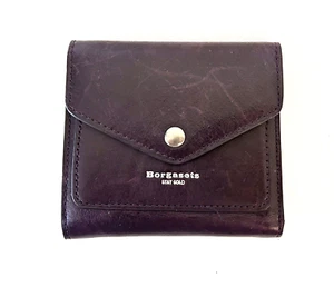 *Schicke handflächengroße BORGASETS Geldbörse Echtleder RFID Schutz Kartenetui - Bild 1 von 8