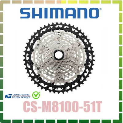 SHIMANO XT CS-M8100 12-Speed Cassette MTB Micro Spline Cassette 10-51T