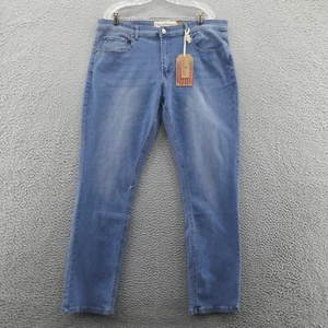 NEW Tailor Vintage Smart Denim Jeans 38x32 Blue Mens Canaan Slim Fit Stretch - Picture 1 of 18