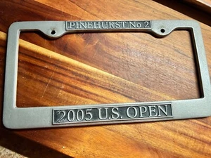 2005 U.S. Open GOLF PINEHURST, No. 2 License Plate frame - Picture 1 of 3